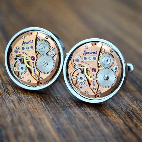 watch movement cufflinks omega|cufflinks for sale.